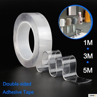 yimexa Nano Cinta Adhesiva De Doble Cara Impermeable Fuerte 1/3/5 M Reutilizable