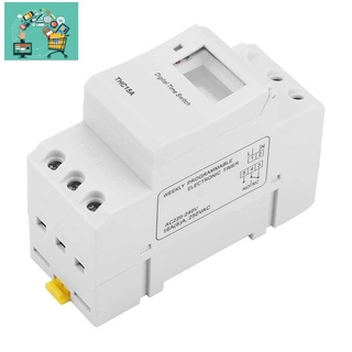 15A Digital Timer Switch Programmable Electronic Time Control Switch Time Delay Switch DIN Rail AC220-240V (1)