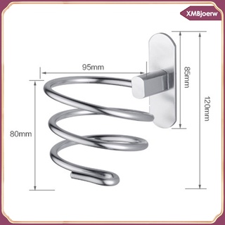 aluminio secador de pelo soplador titular organizador soporte estante pared baño suministro (3)