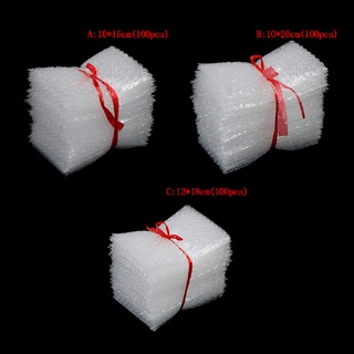 ivywoly 100 bolsas de burbujas de amortiguación de burbujas envoltura protectora embalaje inflar bolsa cl