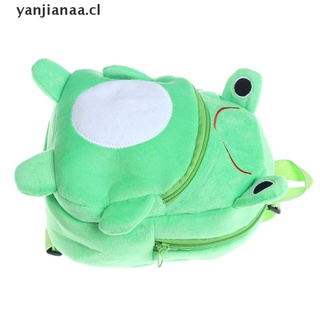 【yanjianaa】 Frog mini schoolbag baby backpack children's shool bags kids plush backpack CL (1)