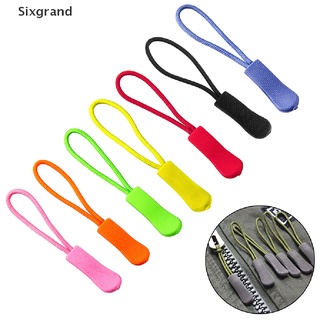 [sixgrand] 10pcs cremallera pull tag puller end fixer zip cord tab reemplazo clip accessorie cl