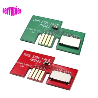 ferrypier mini micro-sd tf lector de tarjetas de memoria adaptador para ngc juego cubo sd2sp2 sdload sdl