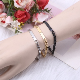 LOVE Ladies Black/Gold/Silver Bar Bracelet Simple and Exquisite Thin Cuff Bracelet (9)