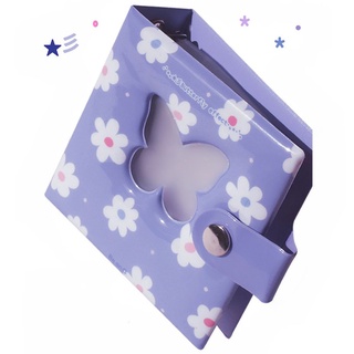 PHILOMENA Kpop Photo Album Photo Album Picture Case 3 inch Album Polaroid Album Butterfly Love Album Three-Hole Album Collect Book INS Album Binder Album Card Holder Picture Storage Case (8)