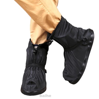 Accesorios de viaje antideslizante resistente al desgaste Overshoes botas de lluvia tubo medio cubierta de zapatos