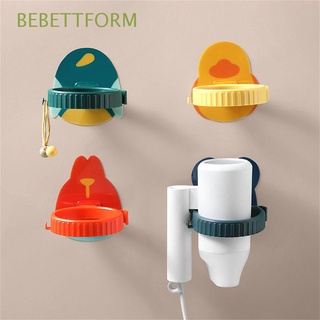 bebettform - soporte para secador de pelo para baño, montado en la pared, estante para secador de pelo, organizador adhesivo, sin punzón, multicolor