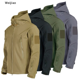 Weijiao impermeable invierno para hombre al aire libre chaqueta táctica abrigo suave Shell militar chaquetas MY