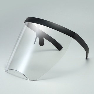 big full face shield gafas de sol reutilizables gafas de sol plana superior visera gafas