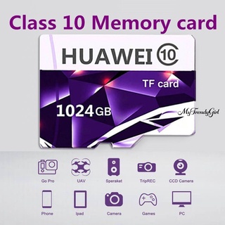 HUAWEI [PF] Tarjeta de memoria Micro-SD de alta velocidad impermeable de 128GB/256GB/512GB/1TB/alta velocidad