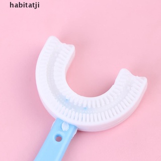 【hab】 Baby toothbrush teeth oral care cleaning brush silicone baby toothbrush . (9)