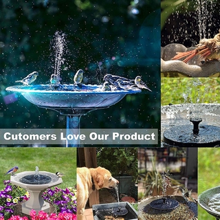 Fuente Solar flotante Para jardín/pija/Baleiro De pájaros con panel Solar Alimentado Por energía/decoración De jardín (2)