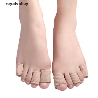 Royalvalley New Fabric Gel Tube Bandage Finger Toe Protector Foot Feet Pain Relief Foot Care CL