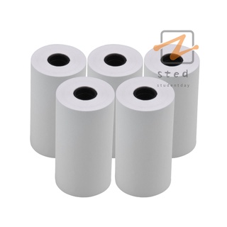 5pcs blanco en blanco rollo de papel térmico 57x30mm/x en foto recibo de imagen Memo impresión Compatible con impresora de bolsillo impresora de fotos instantánea (1)