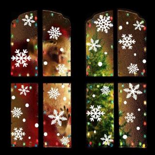300 adornos clásicos brillantes de copo de nieve, árbol de navidad, fiesta, decoración del hogar