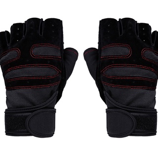[nuevas llegadas] guantes de levantamiento de pesas ejercicio fitness ciclismo gimnasio entrenamiento guantes mujeres hombres