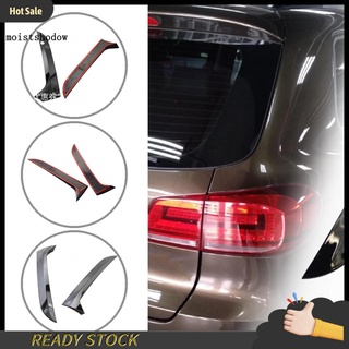MW- ABS Rear Window Side Spoiler Cover UV Protection Car Exterior Cover Trim Easy Installation