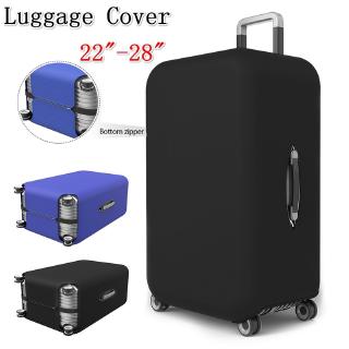Color puro con cremallera cubierta de equipaje caso accesorios de viaje maleta Protector a prueba de polvo cubiertas