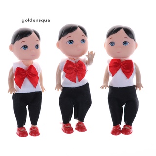 [goldensqua] Kid 10cm Fashion dolls Toys For Barbie baby boy son dolls Super cute small toys .