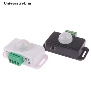 [universtrybha] interruptor de sensor de movimiento pir infrarrojo cuerpo para tira de luz led automática dc 12v/24v venta caliente