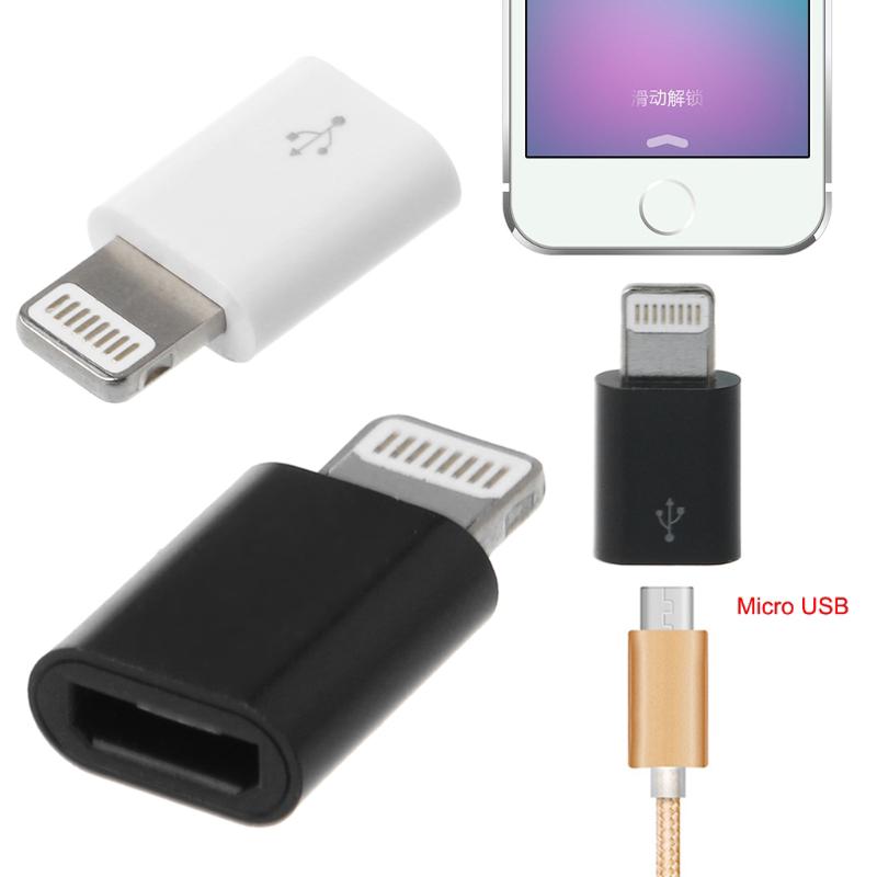 [Añadir] adaptador de convertidor macho Micro USB hembra a 8 pines Apple iPhone 5/5s/6/6s/7/8plus/X