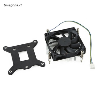 tim Low Profile CPU Cooler for Intel ITX Case 27mm Height CPU Cooler Air Cooler 88mm PWM Fan intel LGA1155 1156 1150 1151