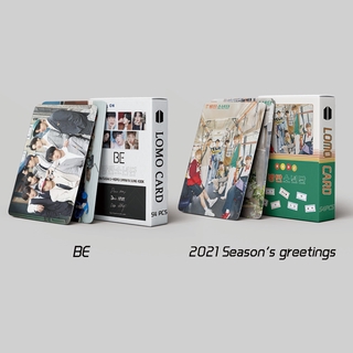 Bts 2021 Season Greeting Photocards 54Pcs BTS2021 Temporada Saludo Lomo Tarjetas BT21 Mercancía Fotos Regalos Para Ejército
