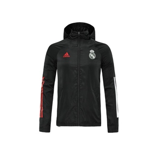 Real Madrid Football Jacket Casual Breathable Hooded Jacket
