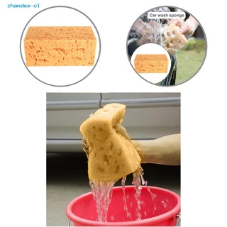 zhandeo- herramienta de lavado automático esponja de lavado coche amarillo esponja bloque amplia aplicación para el hogar