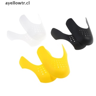 amarillo zapatos escudo para bola zapato cabeza camilla anti pliegue arrugado plegado zapato apoyo. (1)