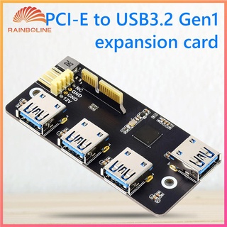 Rain_digital PCI-E a USB Gen1 extensor compatible con Raspberry Pi módulo de cómputo 4 10 Board