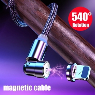 Cable magnético de carga rápida giratoria de 540 grados, transmisión de Super velocidad iphone PD carga rápida/Cable de datos de carga rápida/Cable de cargador Compatible con iphone
