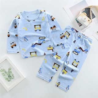 Bebé niños niñas pijamas niños pijamas conjunto de ropa de verano conjuntos de ropa de dormir conjunto 2-8Y (6)