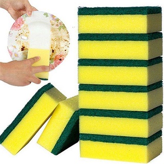 15PCS Kitchen sponge / cloth Kitchen Thickened Dish-Washing Sponge Silicon Carbide Pot Cleaning Scouring Pad Cleaning Sponge Pot Dishes Cloth Dish Cloth Mop