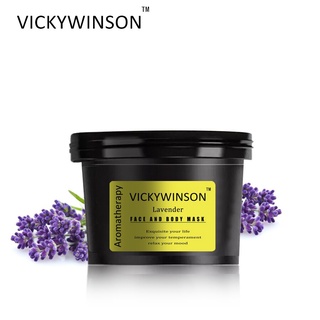 VICKYWINSON Exfoliante de aromaterapia de lavanda 50 g Crema exfoliante