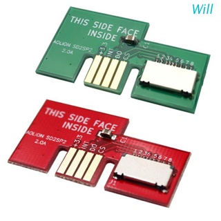 Will adaptador de tarjeta Micro SD TF lector de tarjetas para NGC Game Cube SD2SP2 SDLoad SDL adaptador