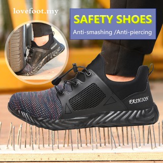LOVEFOOT Unisex Acero Dedo Del Pie Zapatos Anti-Aplastamiento De Seguridad piercing Trabajo