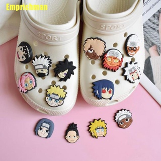 [Emprichman] 10Pcs Crocs Estilo Aleatorio Pvc Diy Dibujos Animados Anime Zapatos Encanto Para Zapatillas