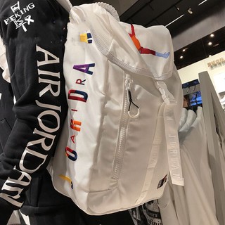 Air Jordan mochila bordada de gran capacidad mochila moda ocio deportes bolsa de la escuela