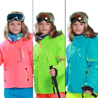 As novo Cool diseñado Inverno Ao Ar Livre Neve Ski boys Esportes Ao Ar Livre Jaqueta Casaco