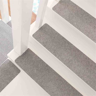 ERIC1 45x20cm alfombrilla de escalera autoadhesiva alfombras de piso escalera almohadilla 7/14PCS puede cortar fondo pegajoso DIY antideslizante alfombra de paso/Multicolor (6)