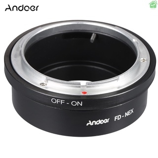 [gree]Andoer FD-NEX - adaptador para lente Canon FD, compatible con Sony NEX E, para cámara Digital (1)