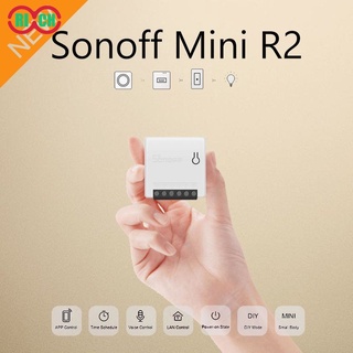 RICH NEWLIFE Sonoff Mini R2 (nuevo Modelo) Interruptor Inteligente two-way DIY-Google Home and Alexa CCGET (1)
