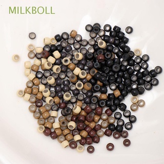 Milkboll nueva belleza y salud herramienta de estilo Braider Nano punta cuidado del cabello y línea de estilo anillo de cuentas/Multicolor