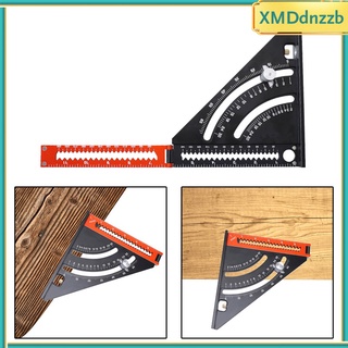 12\\\'\\\' Triangle Ruler Aluminum Alloy Angle Square Woodworker Measuring Tool