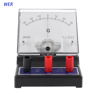 WER -30-0-30 galvanómetro Scientific amperio Sensor sensible amperímetro Detector analógico
