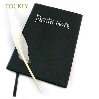 tockey papel jugando death note pad coleccionable pluma pluma death note cuaderno escuela anime cuero dibujos animados diario para regalo diario/multicolor