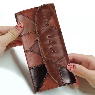 Cobbler Legend largo monedero para las mujeres cartera de cuero genuino bolso femenino bolso de embrague