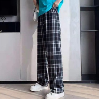 [Listo Stock] Pantalones De Pierna Ancha Mujeres Casuales Nuevo Estilo Coreano Cintura Alta Recta Suelta En Venta (2)