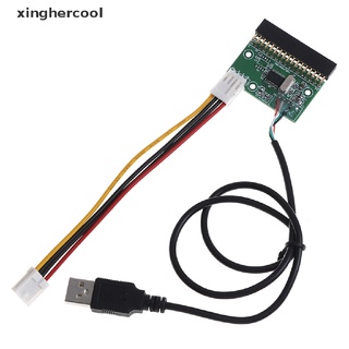 [xinghercool] conector de unidad de disquete de 1,44 mb de 3,5" de 34 pines 34p a usb cable adaptador de placa pcb caliente (4)
